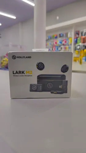 Microfone Lapela Duplo Hollyland Lark M2 Combo Usb C Câmera