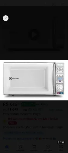 Micro-ondas Electrolux 34L