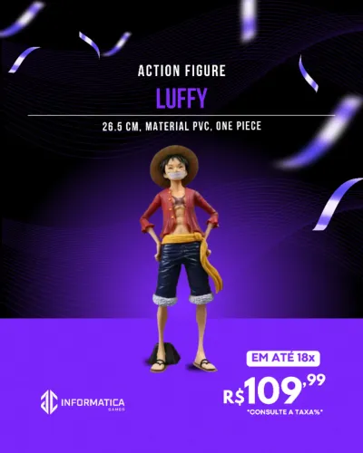  ACTION FIGURE, LUFFY, ONE PIECE 