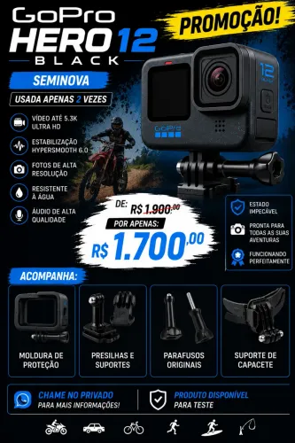 GoPro Hero12 impecável!