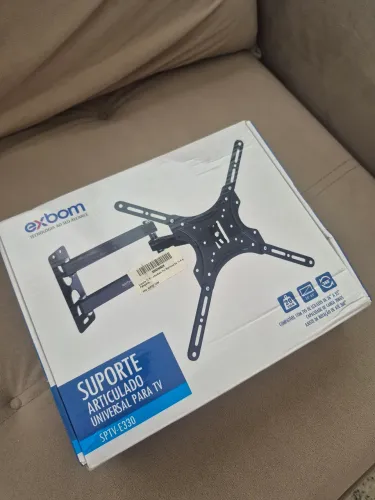 Suporte parede articulado TV Exbom