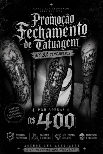 Fechamento de tatuagem na promoção 