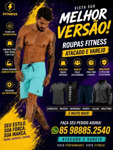 roupa fitness atacado