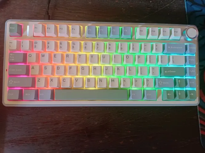Teclado Aula F75 Tri-Mode