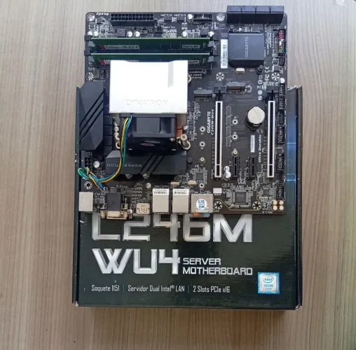 Kit Desktop: i9 9900 + Gigabyte C246M + 64GB RAM (2x32GB)+ Cooler Dynatron