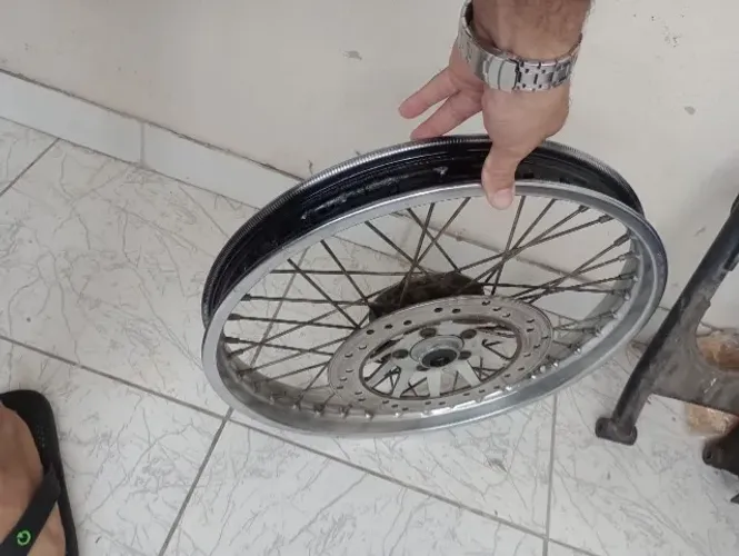 Roda freio a disco com disco!