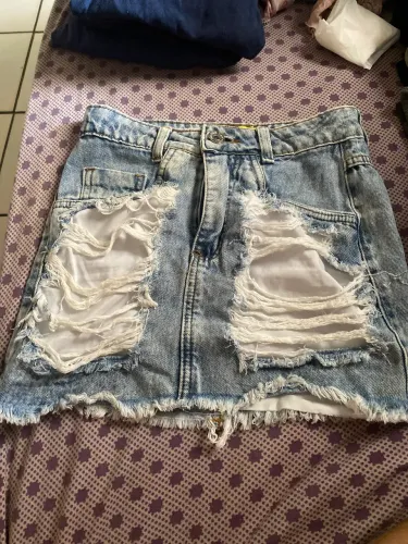 Saia jeans 