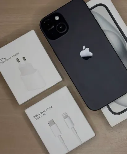 iPhone 15 preto 128GB 6 meses de garantia