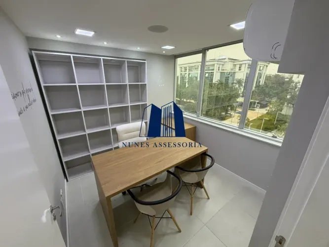 O2 Corporate & Office - Sala Comercial - Mobiliada - 42m² - 02 vagas - Locação - Barra da 