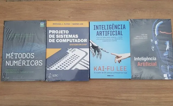 Inteligência Artificial, Métodos Numéricos e Projeto de Sistemas Computacional [4 Livros]