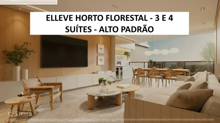 EXCELENTE APARTAMENTO 3 e 4 suítes no Horto Florestal