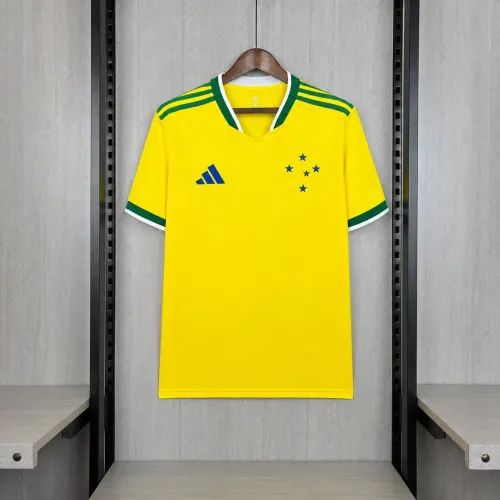 Camisa Cruzeiro Amarela 26.27 - Tamanhos M - G - GG e 2XL