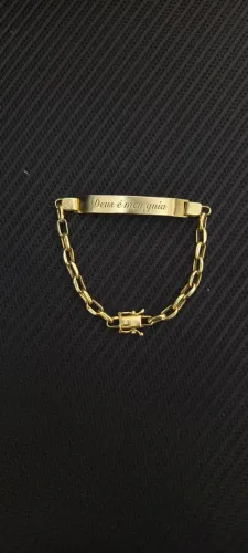 Pulseira Masculina de Ouro 18k