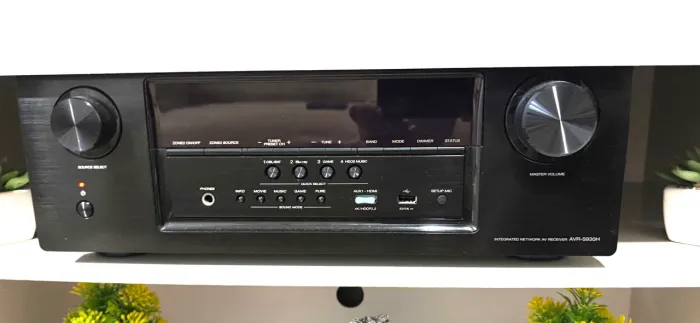 Receiver Denon AVR-S930H 7.2 Canais - 4K Ultra HD, Dolby Atmos, Wi-Fi e HEOS