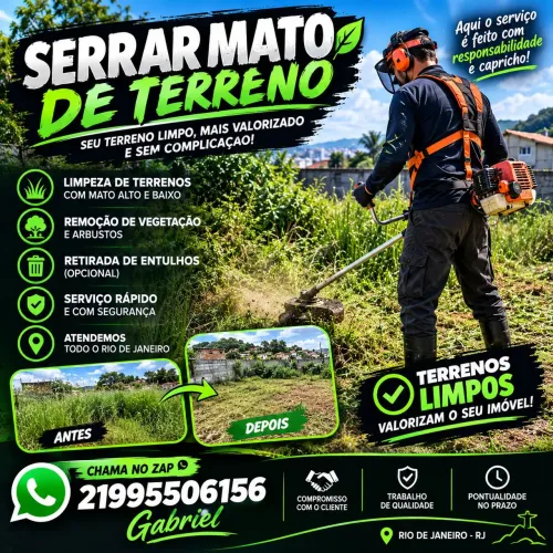 ROÇAGEM DE TERRENO | MATO ALTO | ORÇAMENTO GRÁTIS