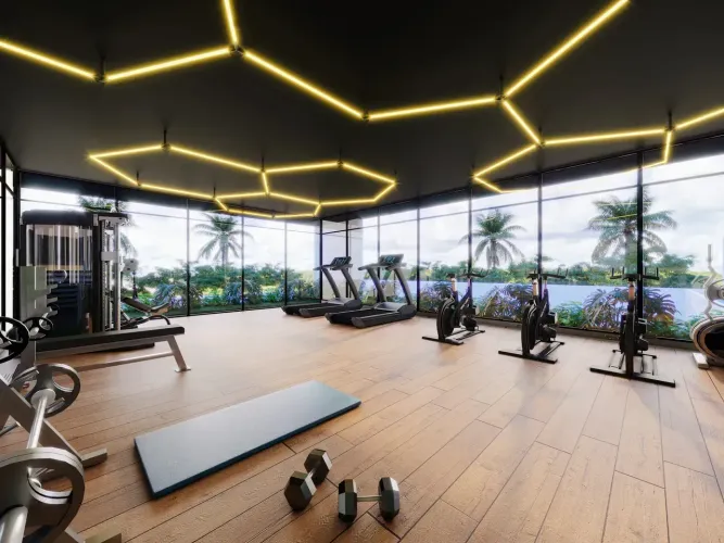 TROPÍ ECO RESIDÊNCIA EM MURO ALTO 2 QUARTOS, VARANDA GOURMET E LAZER DE RESORT