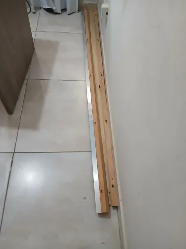 Porta de correr usada completa