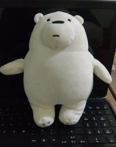 pelúcia do urso Polar (da série Ursos Sem Curso / We Bare Bears)