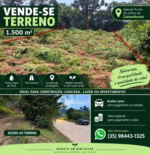 Terreno rural a venda