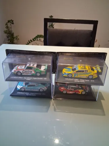 Lote 4 Miniaturas Stock Car Brasil - Ingo Hoffmann, Barrichello e Mais