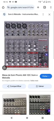 Mesa phonic 12 canais