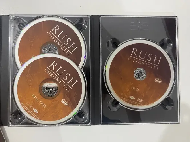 DVD Rush - Chronicles - Box set 3 discos - Usado em ótimo estado