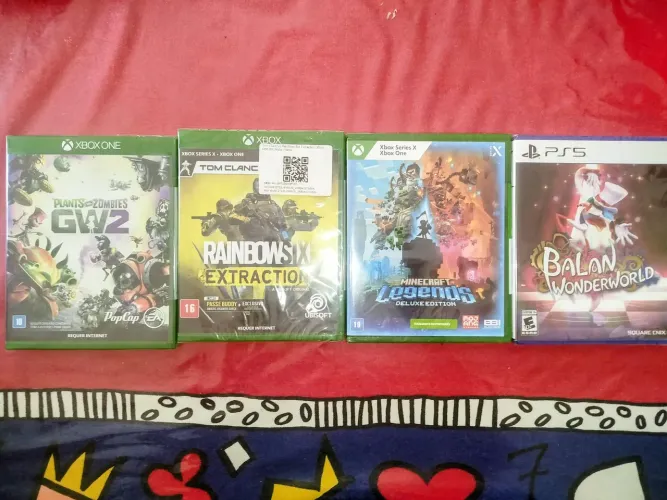 Jogos PS5 e Xbox One e Series X lacrados 