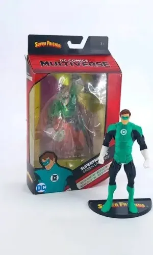 Boneco Lanterna Verde DC Multiverse Green Lantern Superfriends Mattel Lacrado