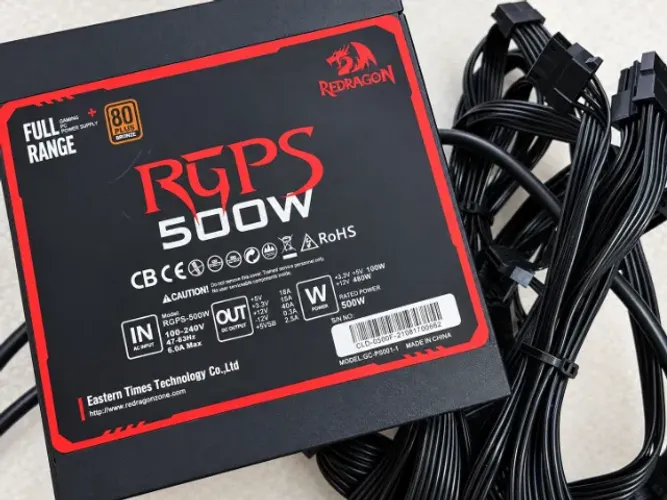 FONTE - REDRAGON RGPS-500W ? R$ 150