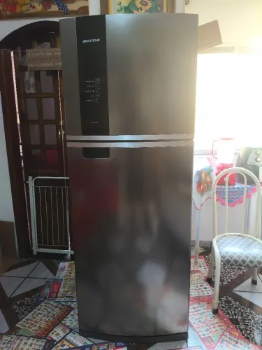 Geladeira Brastemp 492L Frost Free Duplex Inox