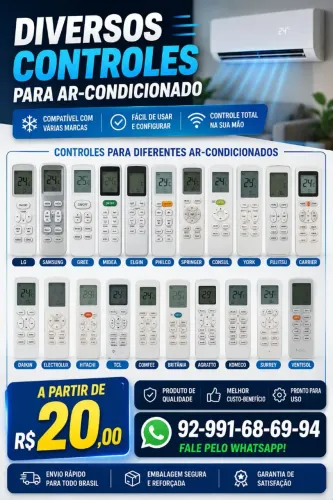 Controle unicersal para ar condicionado