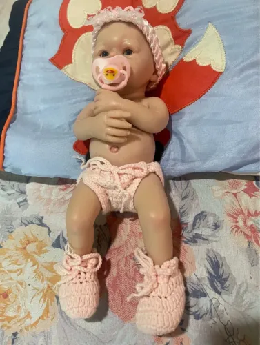 Bebe reborn silicone Solido