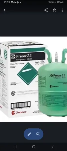 Gas refrigerante chemours r22 13,62 kg novo