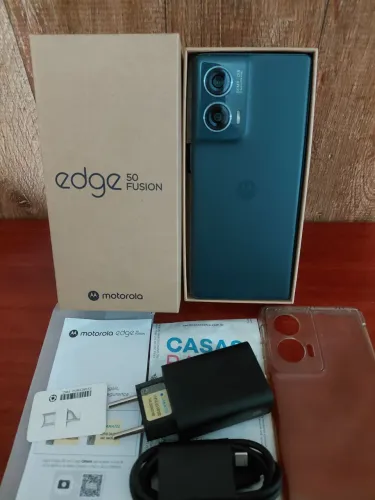 Moto Edge 50 Fusion//256 GB//NFC//Snapdragon//Completo Com Nota!!