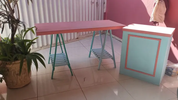 Mesa e Balcão Pegue & Monte 