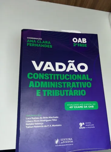 Vadão Constitucional, Administrativo e Tributário - 9ª Ed. - OAB 2ª Fase