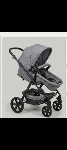 Carrinho Cosco 2 em 1 Grey Linen, semi-novo, higienizado e em ótimo estado!<br>
