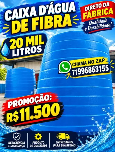 Caixa D'água de fibra direto da fábrica