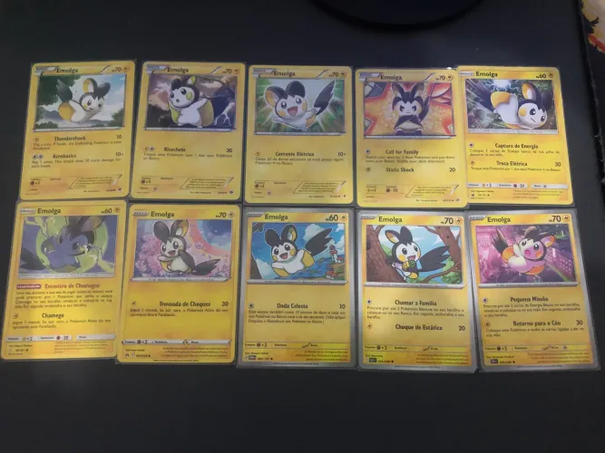 10 Cartas Pokémon da Emolga