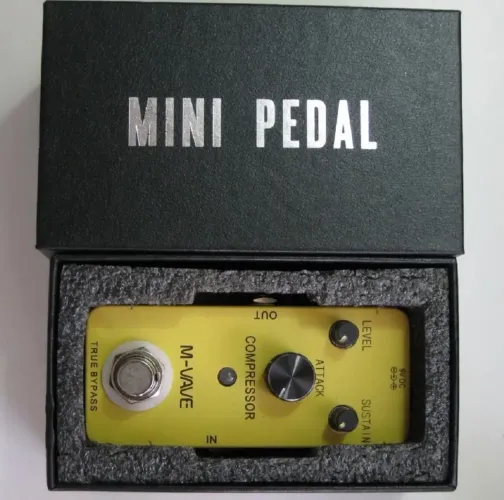 Pedal Guitarra Compressor M-Vave