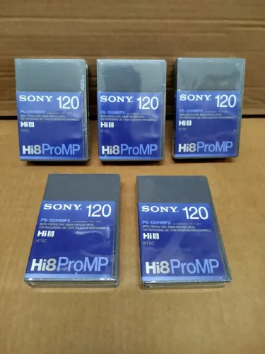 Lote Fita Sony Hi8 Pro P6-120hmpx - 120 Minutos<br>