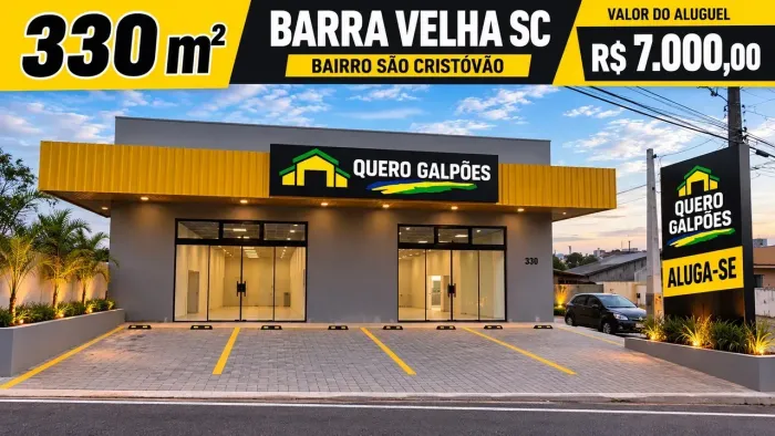 Galpões de 330 m2 Barra velha sc Bairro Sao Cristóvão