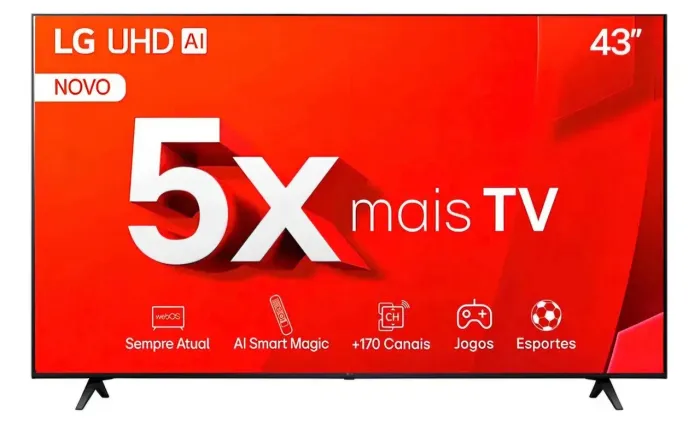 SMART TV LG 4K 43 POLEGADAS - IMPECÁVEL