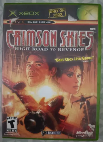 Jogo M. Física Xbox - Crimson Skies: High Road To Revenge. (Original/SemiNovo)