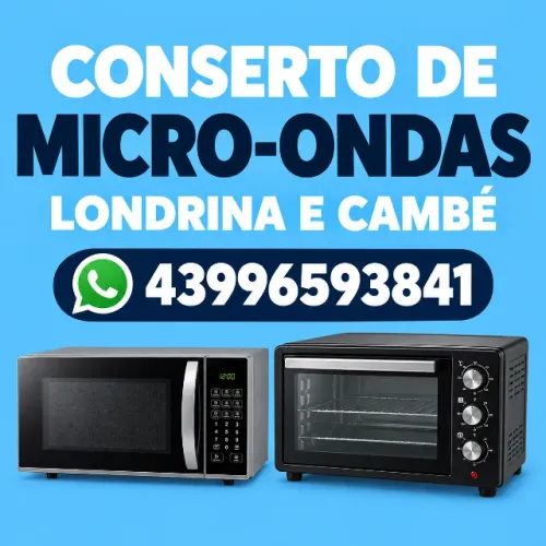 Orçamento gratuito - Conserto de micro-ondas e forno eletrico