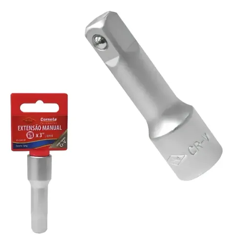 Extensão 3 Soquete Catraca 1/2 Corneta Aço Cr-v