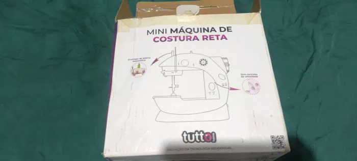 Mini Máquina Costura Reta Tutto Home Mcp-100 Portátil