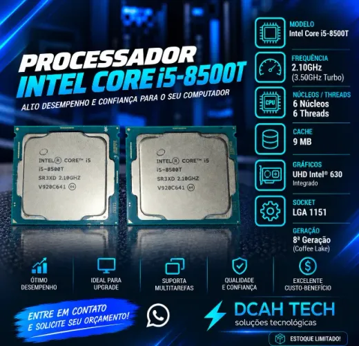 Processador Intel i5-8500T 8a Geração