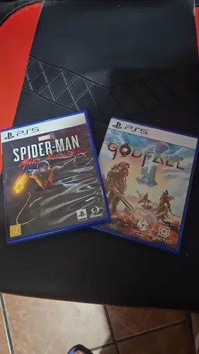 Jogos Homem Aranha Miles Morales e Godfall - Estão de Novos