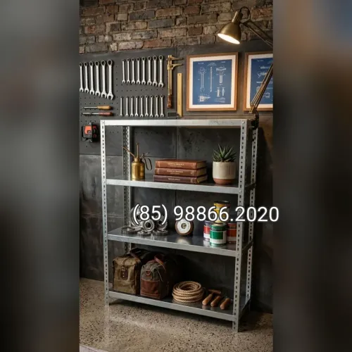 MINI GALVANIZADAS 4 PRATELEIRAS 